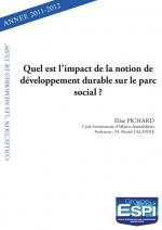 Quel est l'impact de la notion de développement durable sur le parc social ?