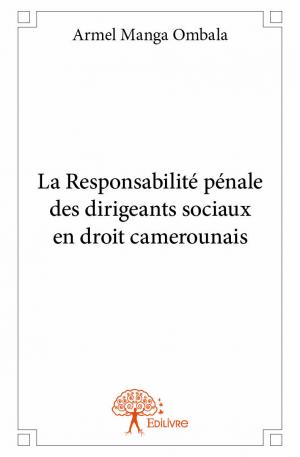 La Responsabilité pénale des dirigeants sociaux en droit camerounais