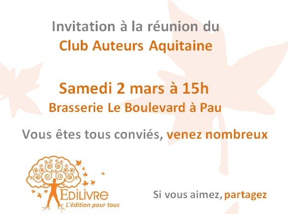 rencontre_Club_Auteurs_Aquitaine_Edilivre
