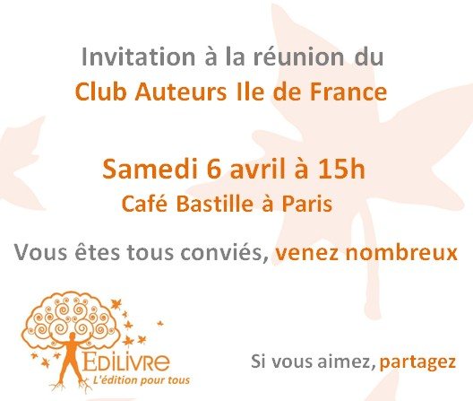 Rencontre_Club_Auteurs_Ile_de_France_Edilivre