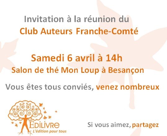 Réunion_Club_Auteurs_Franche_Comté_Edilivre