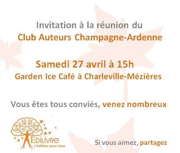 rencontre_Club_Auteurs_Champagne_Ardennes_Edilivre