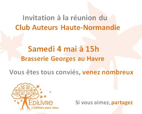 Rencontre_Club_Auteurs_Haute_Normandie_Edilivre
