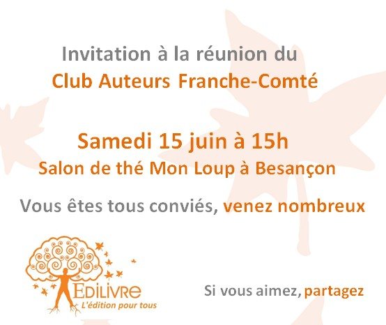 Rencontre_Club_Auteurs_Franche_Comté_Ediilivre