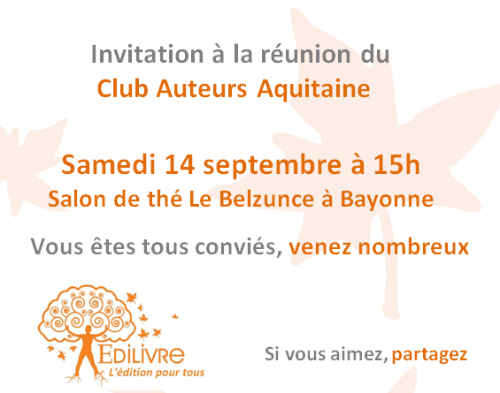 Rencontre_Club_Auteurs_Aquitaine_Edilivre