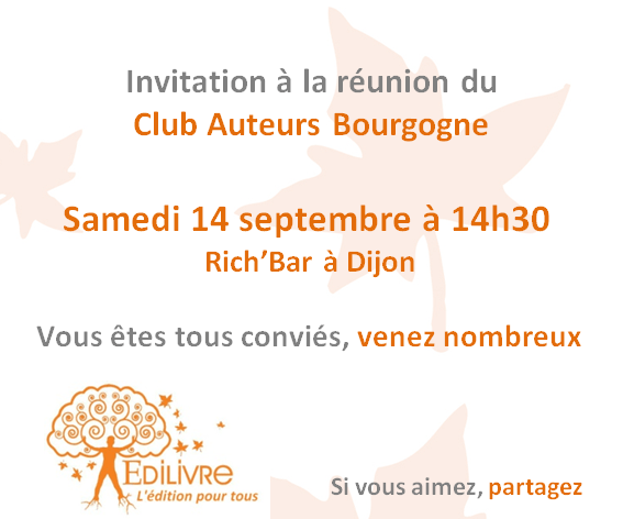 Rencontre_Club_Auteurs_Bourgogne_Edilivre