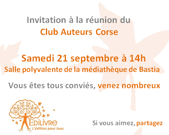 Rencontre_Club_Auteurs_Corse_Edilivre