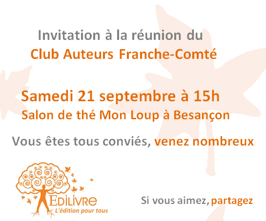 Rencontre_Club_Auteurs_Franche_Comté_Edilivre