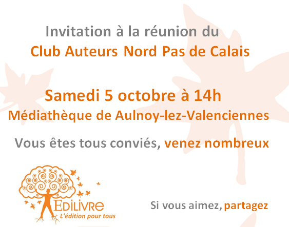 Rencontre_Club_Auteurs_Nord_Pas_de_Calais_Edilivre