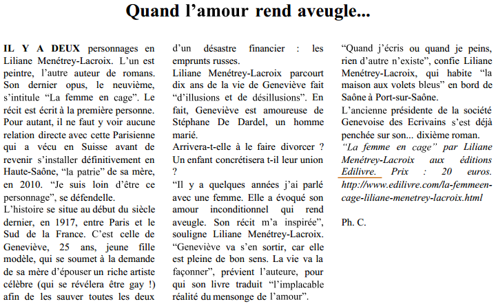 article_Liliane_Menétrey_Lacroix_Edilivre