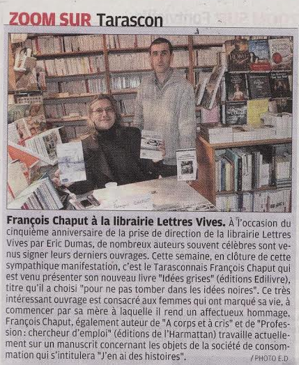 Article_La-Provence_François-Chaput_Edilivre