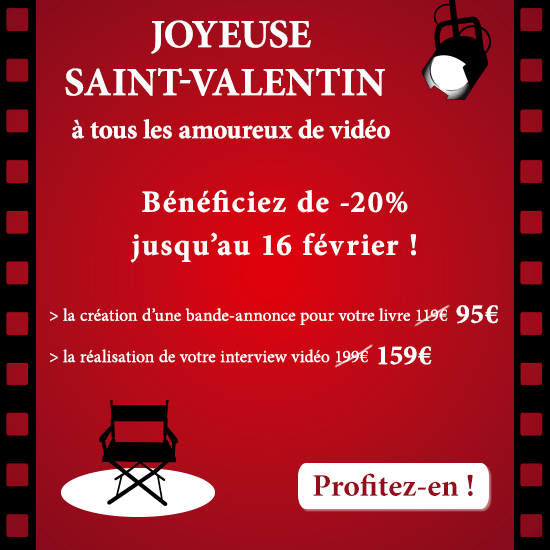 Profitez de nos promos Saint-Valentin, -20% sur nos services vidéo jusqu’au 16 février !