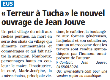 article_Jean Jouve_L'Indépendant_Edilivre