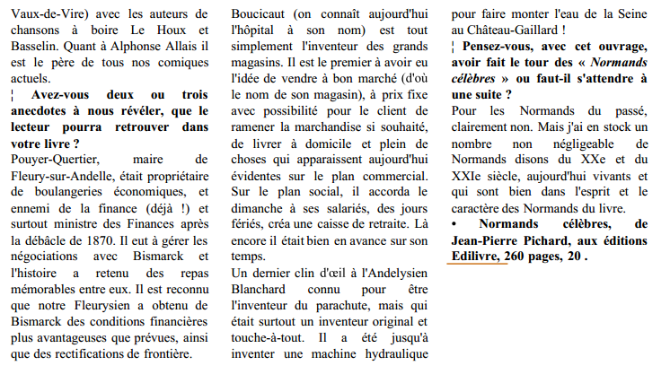 article2_Jean-Pierre Pichard_Le Bulletin_Edilivre