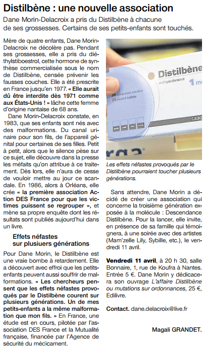 article_Ouest France_Dane Morin-Delacroix_Edilivre