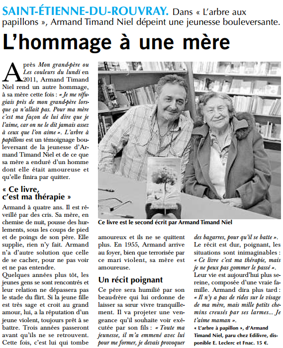 article_Paris Normandie_Armand Timand Niel_Edilivre