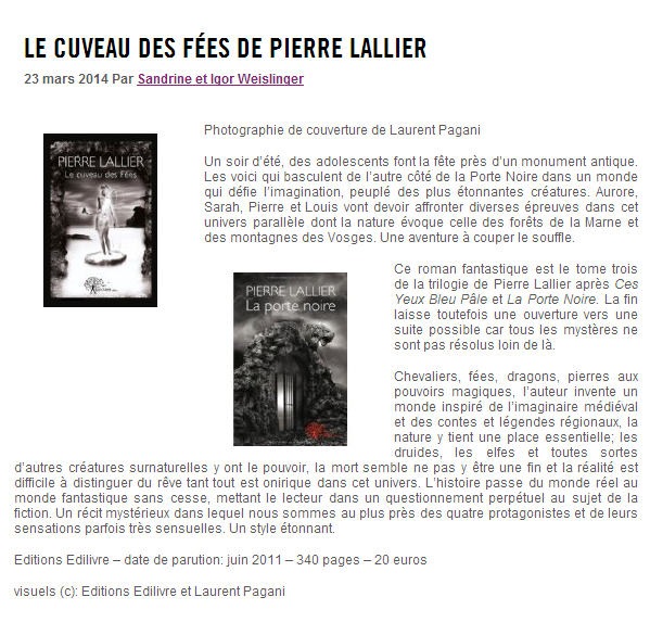 Article_TLC_Pierre Lallier_Edilivre