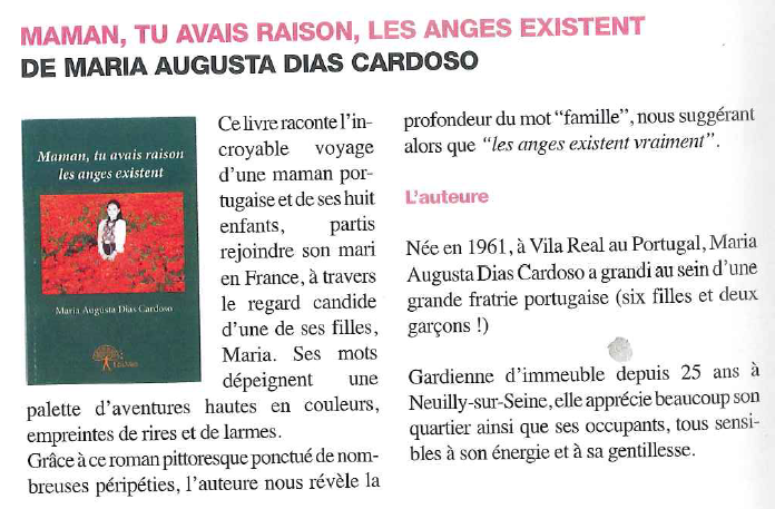 Article_Neuilly Journal_Maria Augusta Dias Cardoso_Edilivre