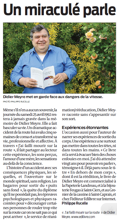 Article_Sud Ouest_Didier Meyre