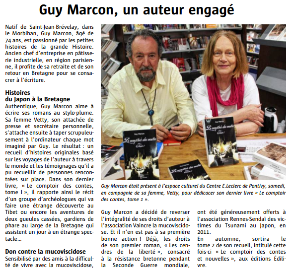 Article_Le_Telegramme_Guy_Marcon_Edilivre