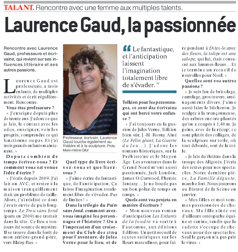 Article_Le_Bien_Public_Laurence_Gaud_Edilivre