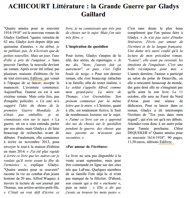 Article_L_Avenir_de_l_Artois_Gladys_Gaillard_Edilivre