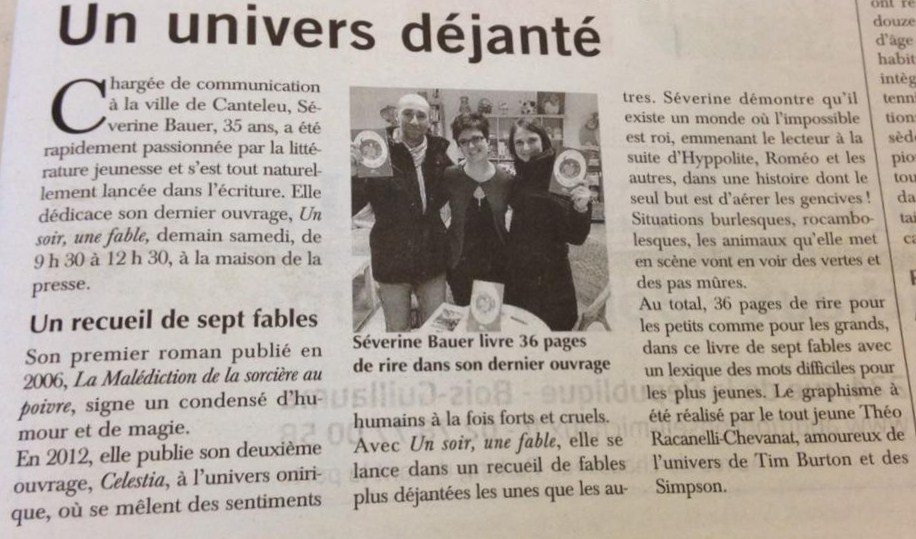 article_Paris_Normandie_Séverine_Bauer_2014_Edilivre