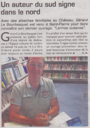 article_Sud-Ouest_Gérard_Le_Bourbasquet_2014_Edilivre