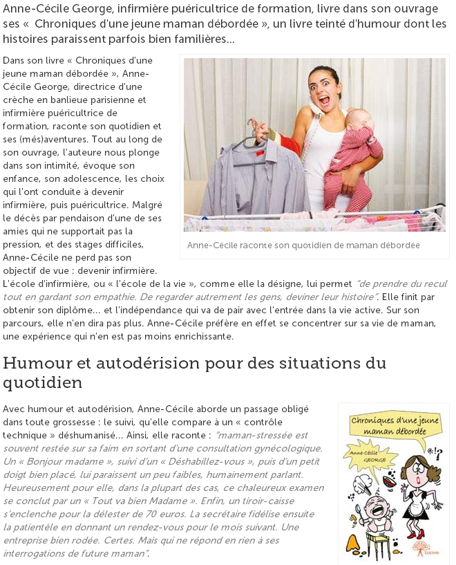 article_Infirmier_com_Anne_Cécile_George_2014_Edilivre