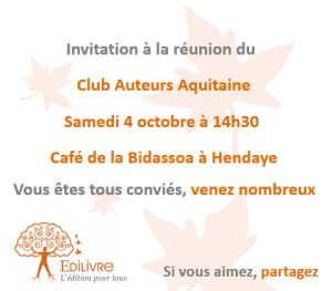 Rencontre_Club_Auteurs_Aquitaine_Edilivre