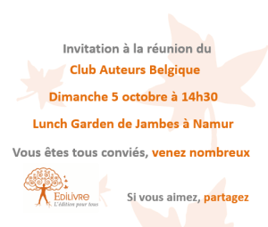 Rencontre_Club_Auteurs_Belgique_Edilivre