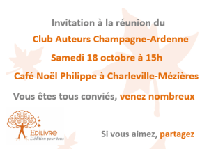 Rencontre_Club_Auteurs_Champagne_Ardennes_Edilivre