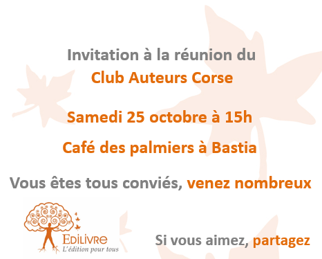 Rencontre_Club_Auteurs_Corse_Edilivre