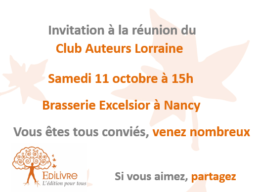 Rencontre_Club_Auteurs_Lorraine_Edilivre
