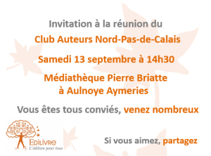 Rencontre_Club_Auteurs_Nord_Pas_de_Calais_Edilivre