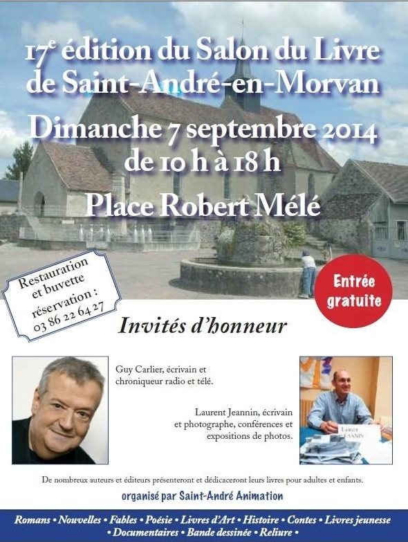 Edilivre était à Saint-André-en-Morvan pour la 17ème édition de son Salon du Livre
