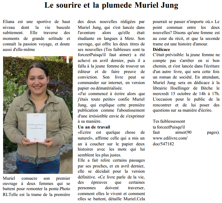 article_Le_Républicain_Lorrain_Muriel_Jung_2014_Edilivre