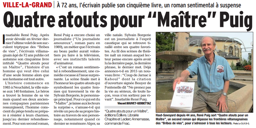 article_Le_Dauphiné_Libéré_René_Puig_2014_Edilivre