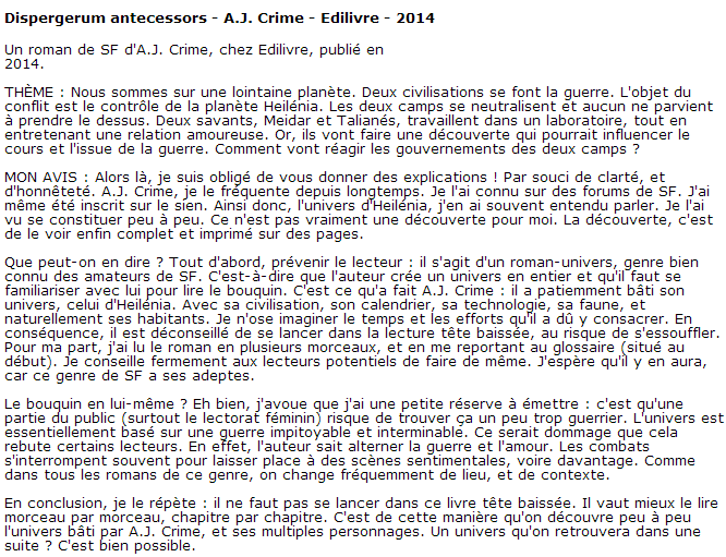 article_Le_Blog_De_Manuel_Ruiz_A_J_Crime_2014_Edilivre