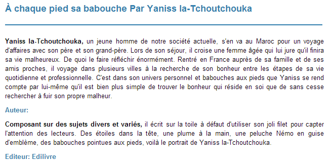 article_Herault_Tribune_Yaniss_la_Tchoutchouka_2014_Edilivre
