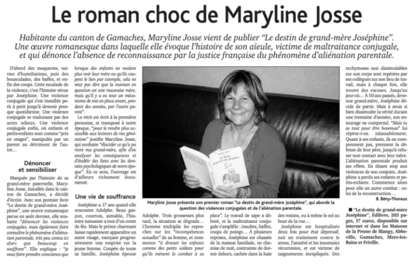 article_L_Informateur_Maryline_Josse_2014_Edilivre