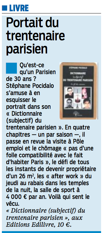 article_Le_Parisien_Stephane_Pocidalo_2014_Edilivre