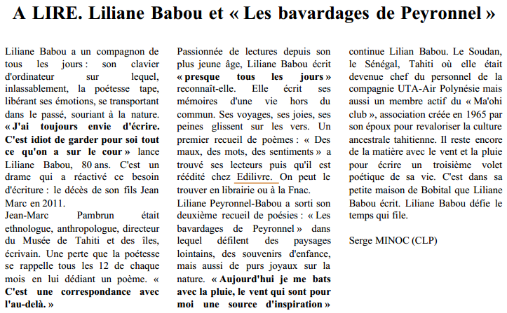 article_Le_Petit_Bleu_Liliane _Babou_2014_Edilivre