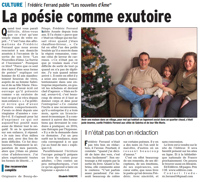 article_Le_Dauphiné_Libéré_Frederic_Ferrand_2015_Edilivre