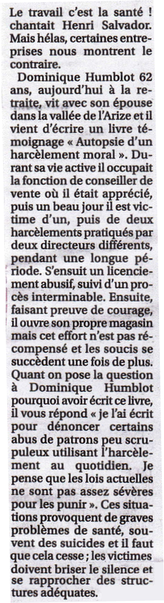 article_Le_Petit_Journal_Dominique_Humblot_2015_Edilivre