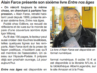 article_Ouest_France_Alain_Farce_2015_Edilivre