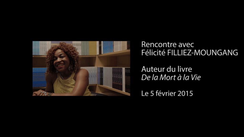 Interview vidéo de Félicité Filliez-Moungang, auteur de « De la Mort à la Vie »