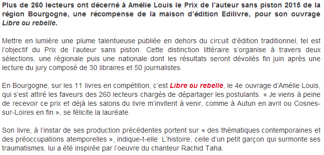 article_Gazette_Info_Amélie_Louis_2015_Edilivre