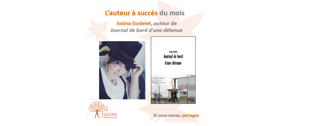 L’auteur à succès du mois : Josina Godelet
