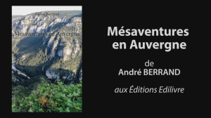 bande_annonce_mesaventures_en_auvergne_Edilivre